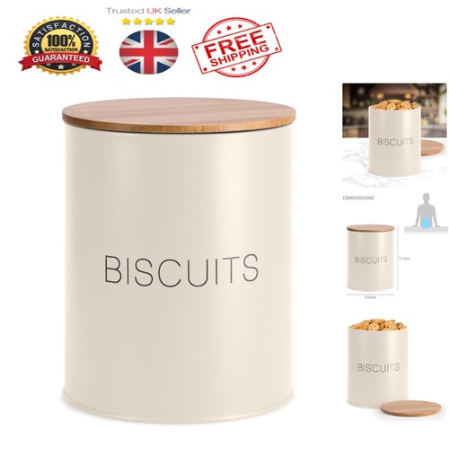Chic round biscuit - tin, with