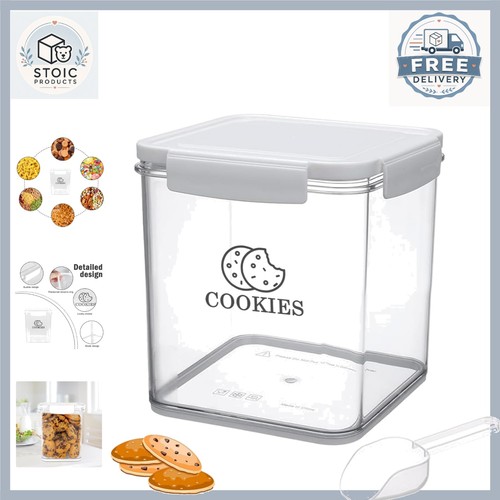 Airtight biscuit jar with - biscuit,