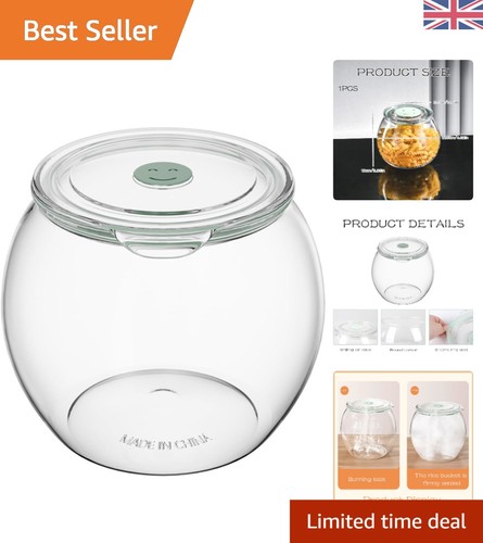 Clear plastic cookie jar - jar, with