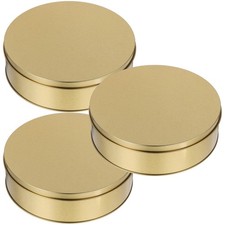  3 Pcs Tinplate Storage