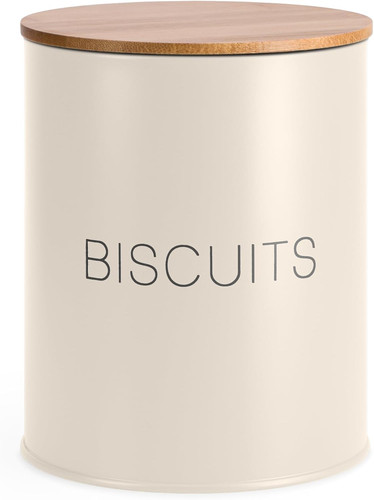 Biscuit tin air tight jar - biscuit,