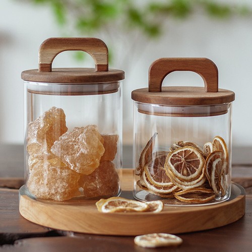 Glass jar storage container - jar,
