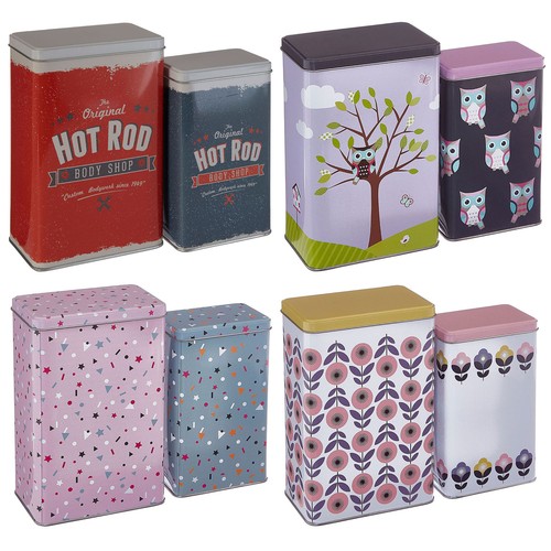 Set retro kitchen storage - of, 2