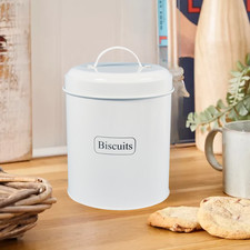 Biscuit Tin with lid biscuits
