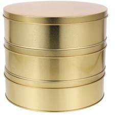 3 Pcs Metal Container Novelty