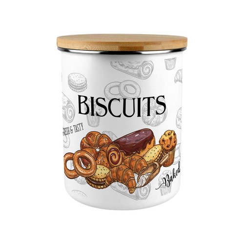 Bakery biscuit storage tin - bakery,