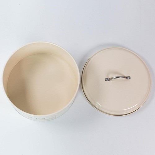Snack tin canister round - snack,