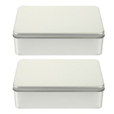  2 Pcs Cookie Tin Biscuit Tins