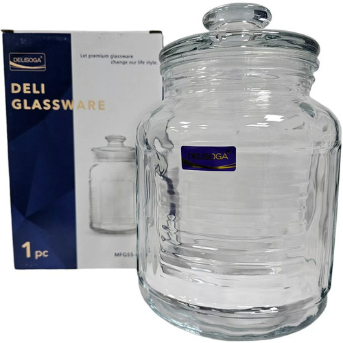 Biscotti jar glass - 2.2,