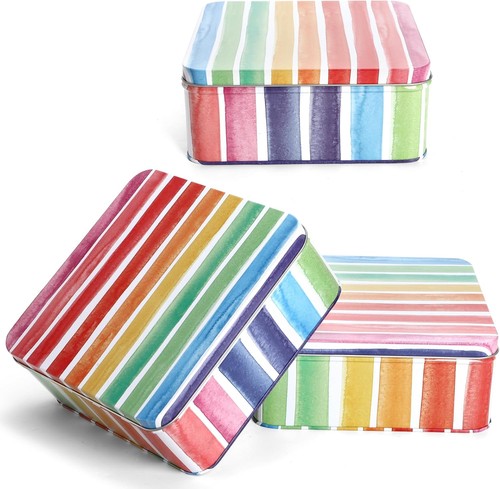 Pack metal cookie tin with - tin,