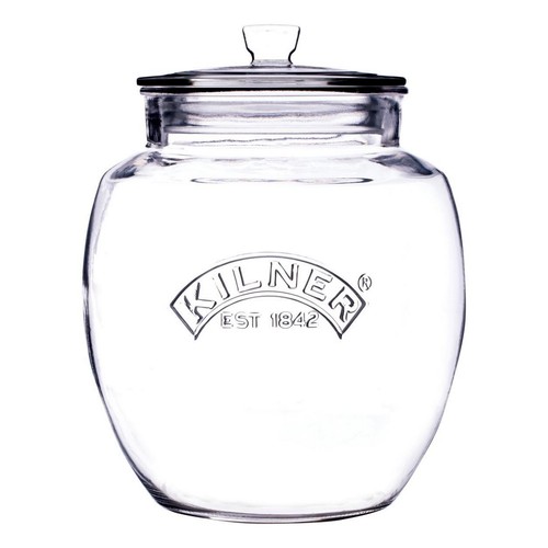 Storage jar clear glass - 2l,